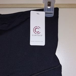 Curveez High Waisted Shaping Leggings (M)